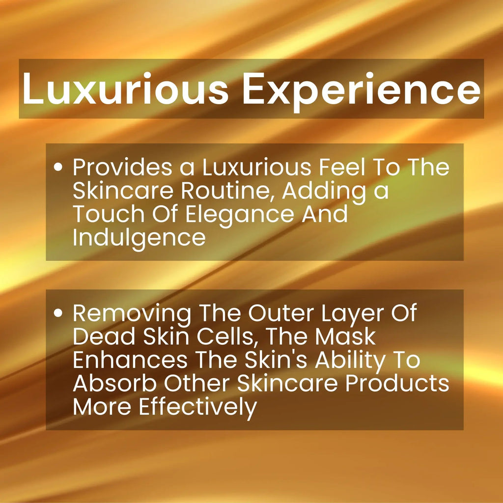 24K Gold Peel-Off Face Mask for Radiance & Deep Cleansing | Ammuri