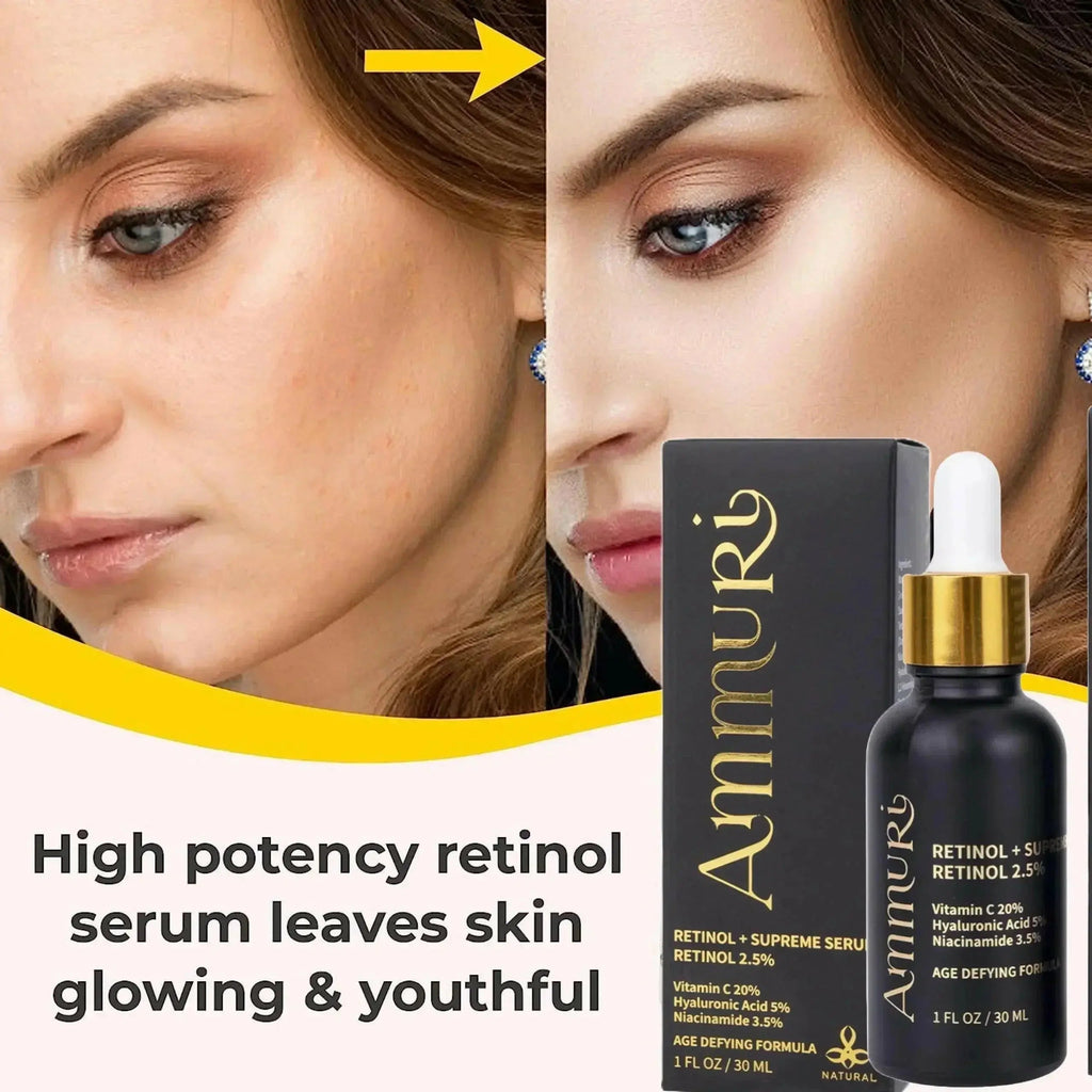 Retinol Supreme 2.5% Serum for Anti-Ageing & Age-Defying Skin | Ammuri