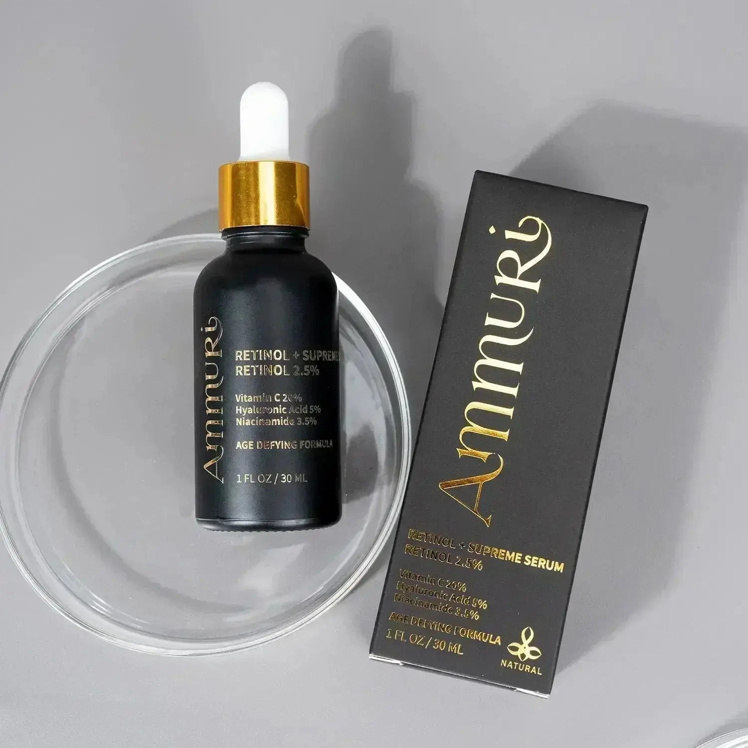 Pro-Retinol 2.5% Face Serum for Anti-Ageing & Skin Renewal | Ammuri