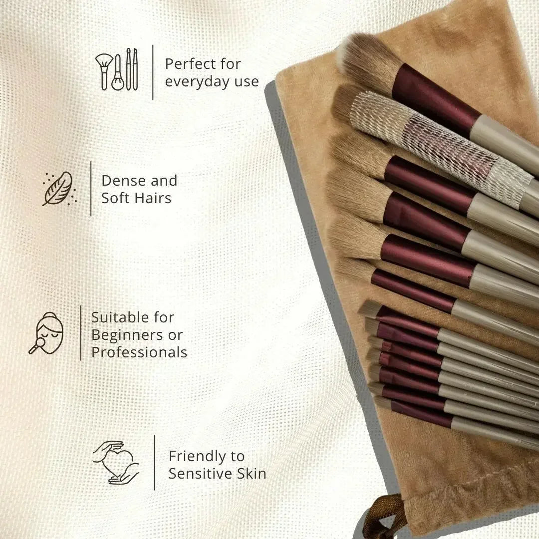 Professional Makeup Brush Kit for Flawless & Precise Application | Ammuri