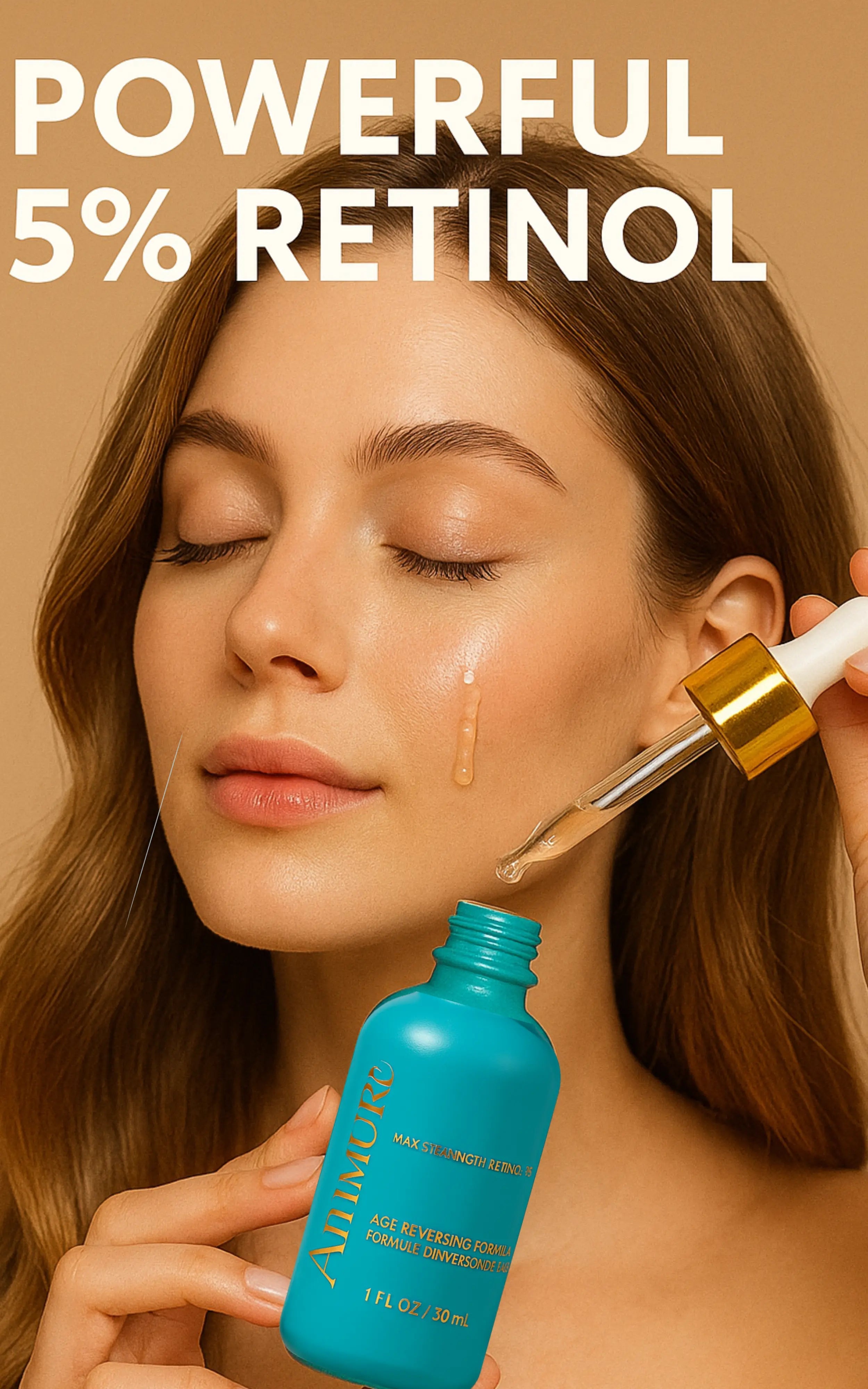 Retinol MAX 5% Anti-Ageing Serum for Youthful & Firm Skin | Ammuri