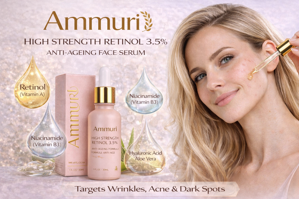 Ammuri Retinol 3.5% High Strength Serum | Anti-Ageing Face Serum
