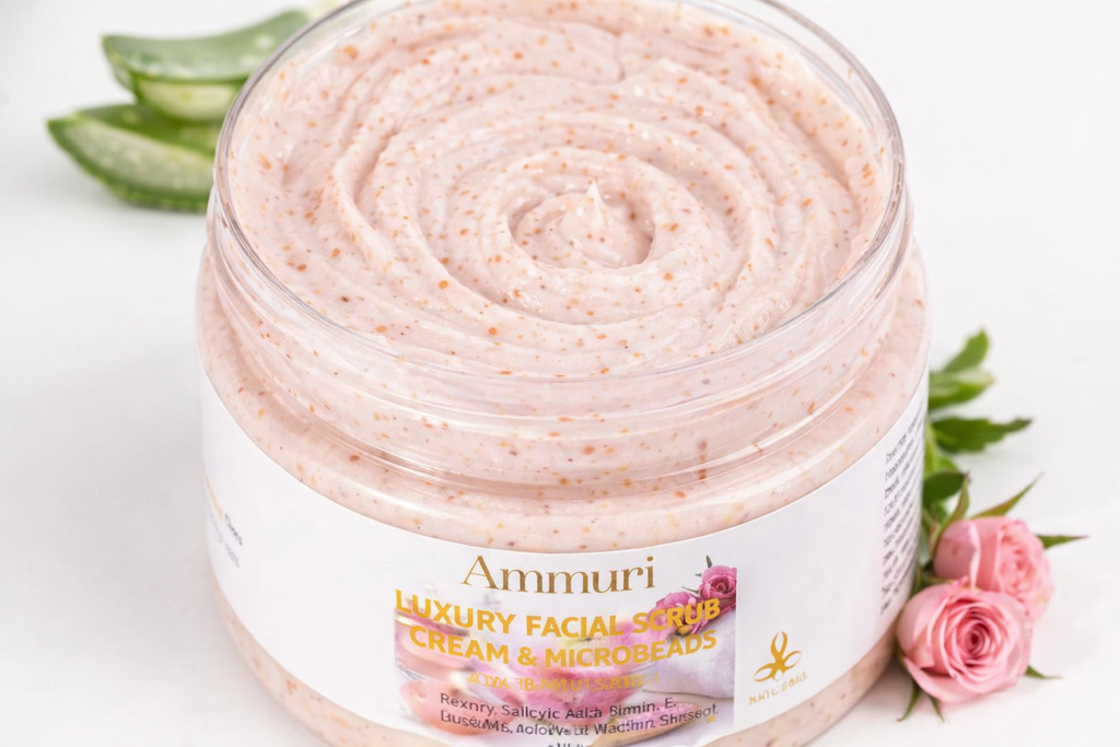 Retinol Facial Scrub & Exfoliating Cream for Smooth Skin | Ammuri