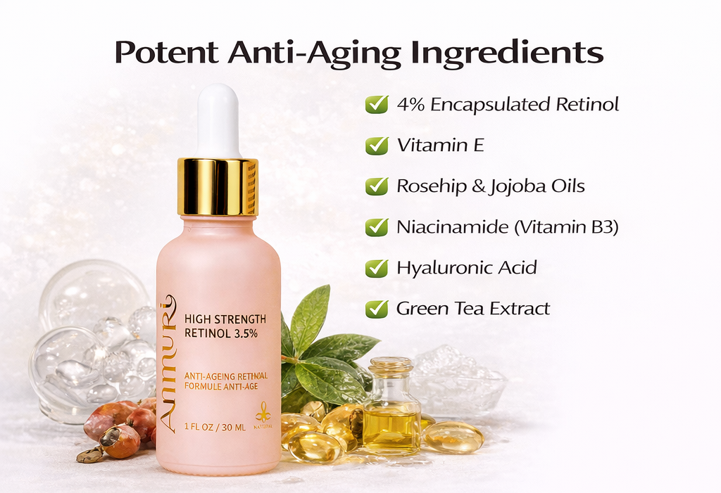 Ammuri Retinol 3.5% High Strength Serum | Anti-Ageing Face Serum