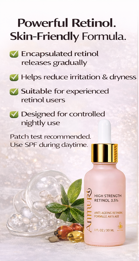 Ammuri Retinol 3.5% High Strength Serum | Anti-Ageing Face Serum