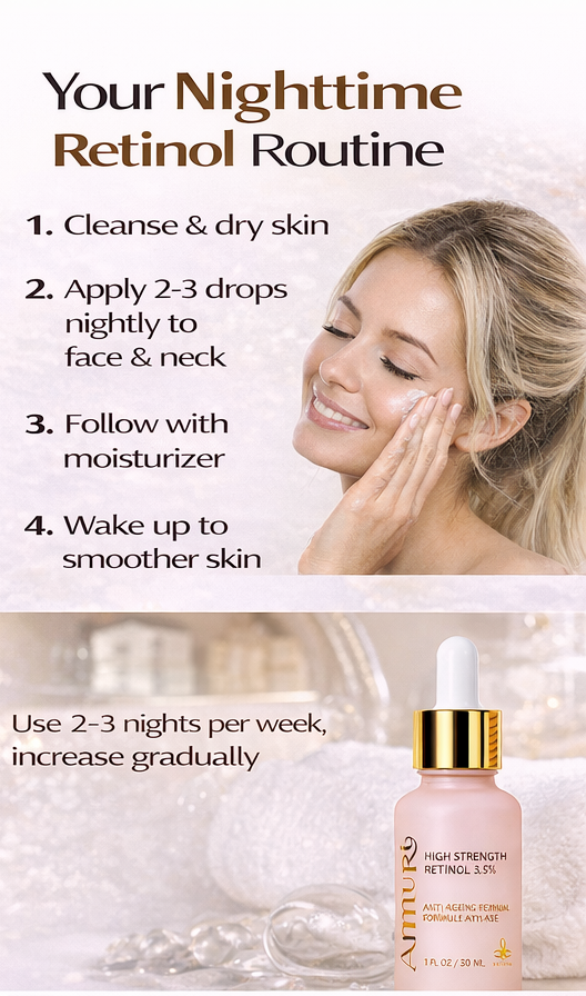 Ammuri Retinol 3.5% High Strength Serum | Anti-Ageing Face Serum