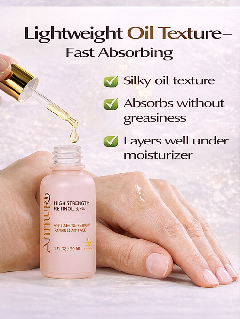 Retinol 3.5% Anti-Ageing Serum for Wrinkles & Skin Firming | Ammuri