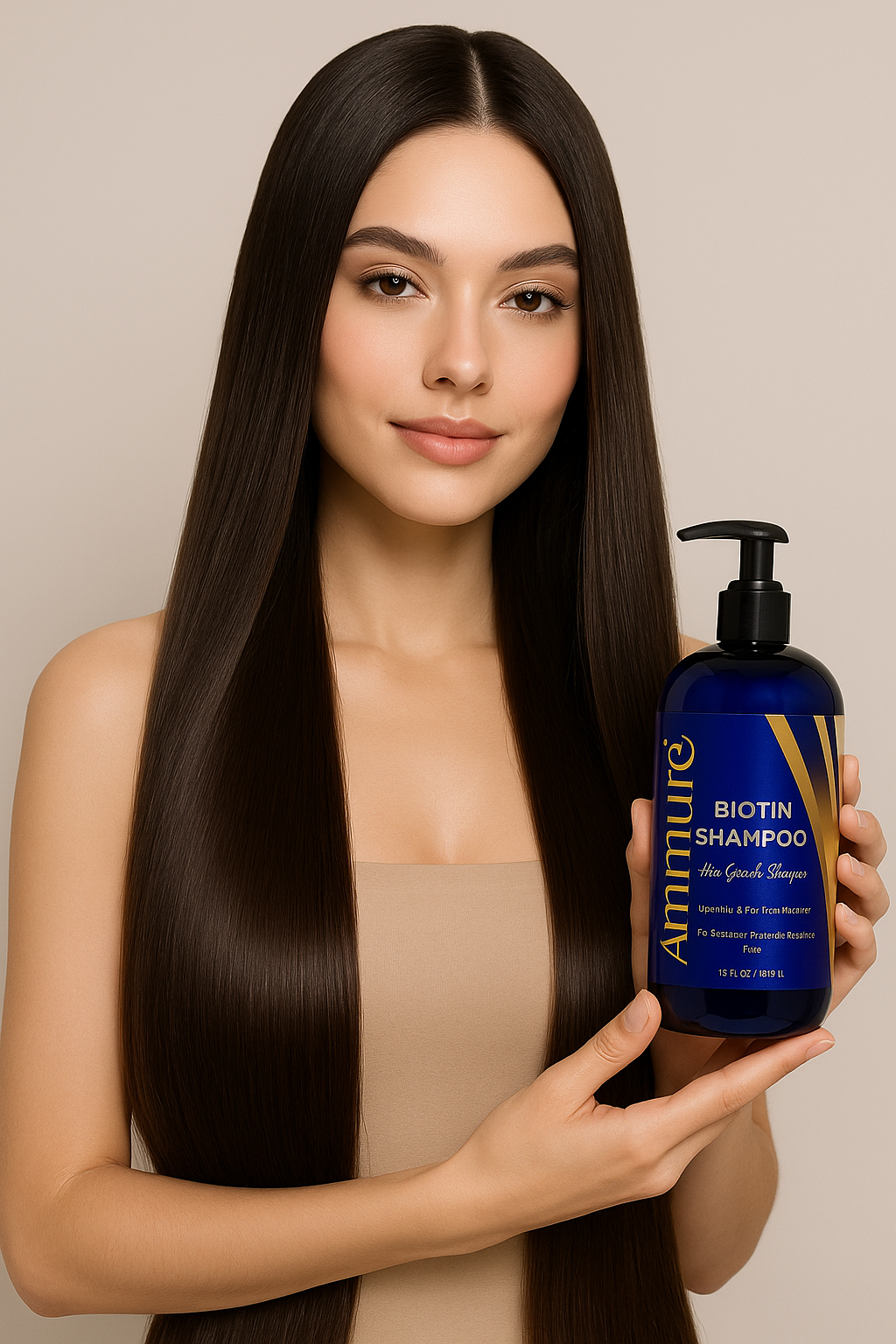 Biotin Shampoo for Hair Thinning & Thicker-Looking Hair (473ml) | Ammuri Beauty