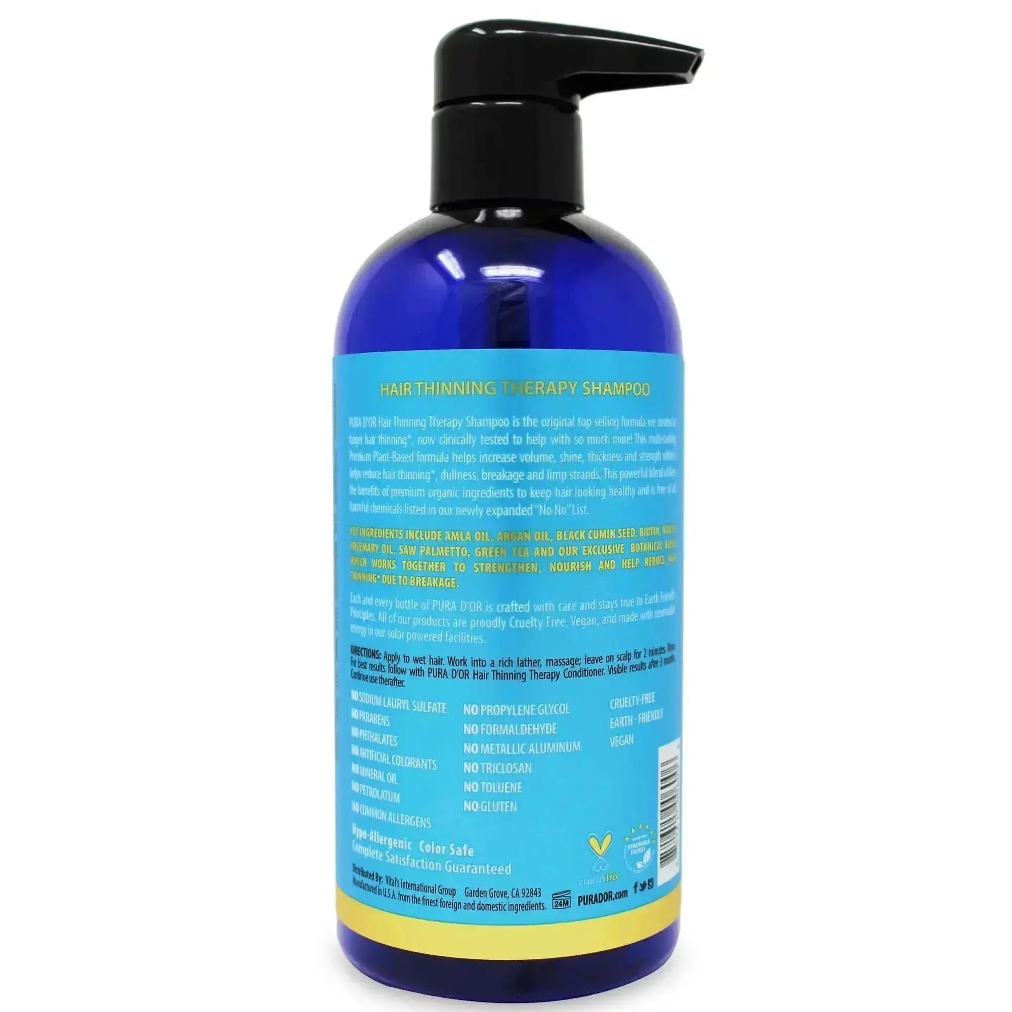 Pura D'or Biotin Shampoo for Thicker-Looking Hair & Healthy Scalp (473ml) | Ammuri