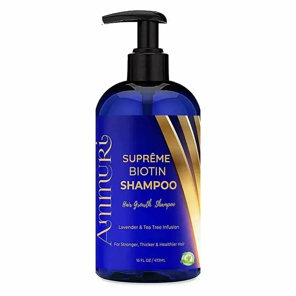 Biotin Haircare Set – Anti-Hair Loss Shampoo & Strengthening Serum for Men & Women | Ammuri