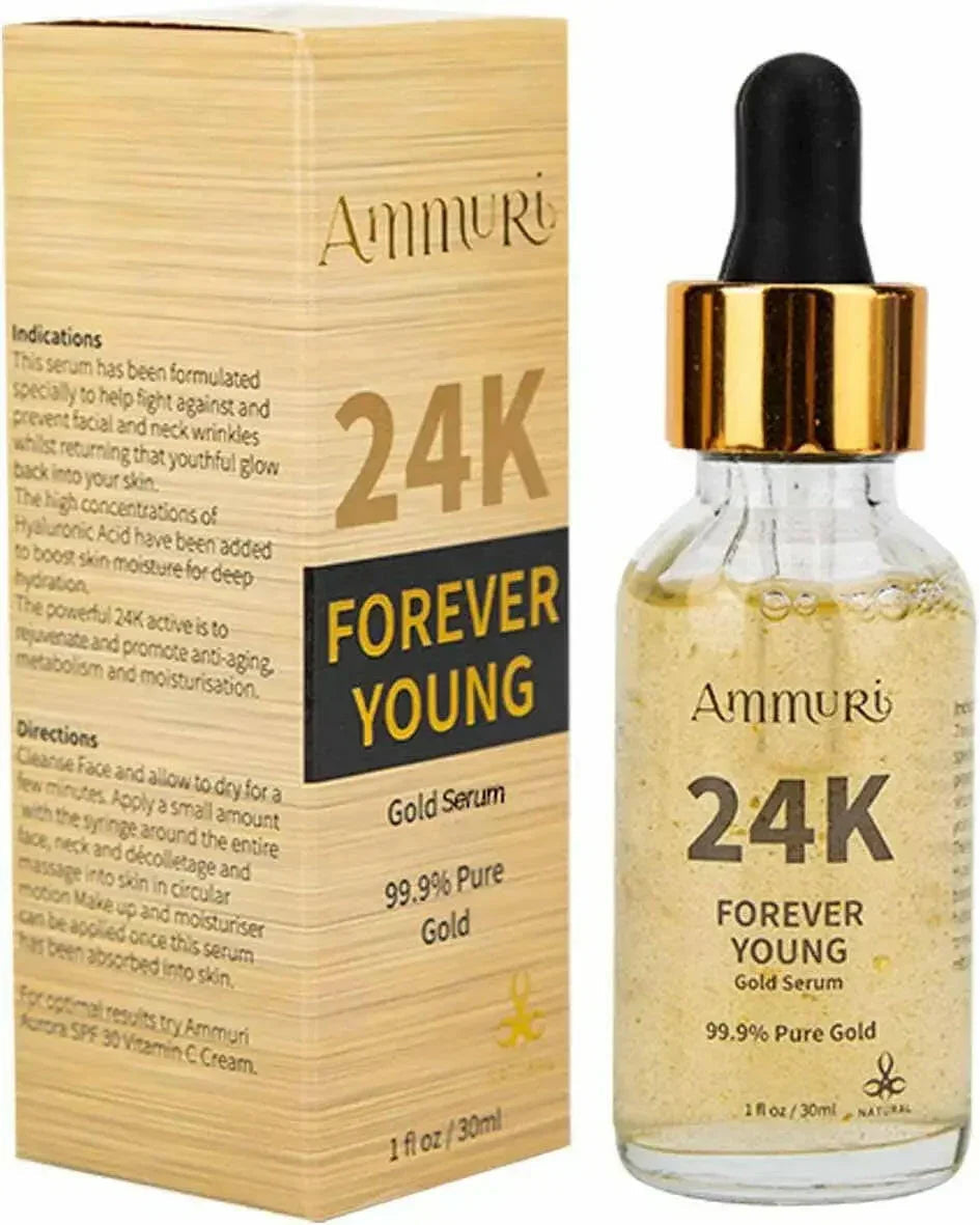 24K Gold Face Serum for Radiance & Anti-Ageing | Ammuri
