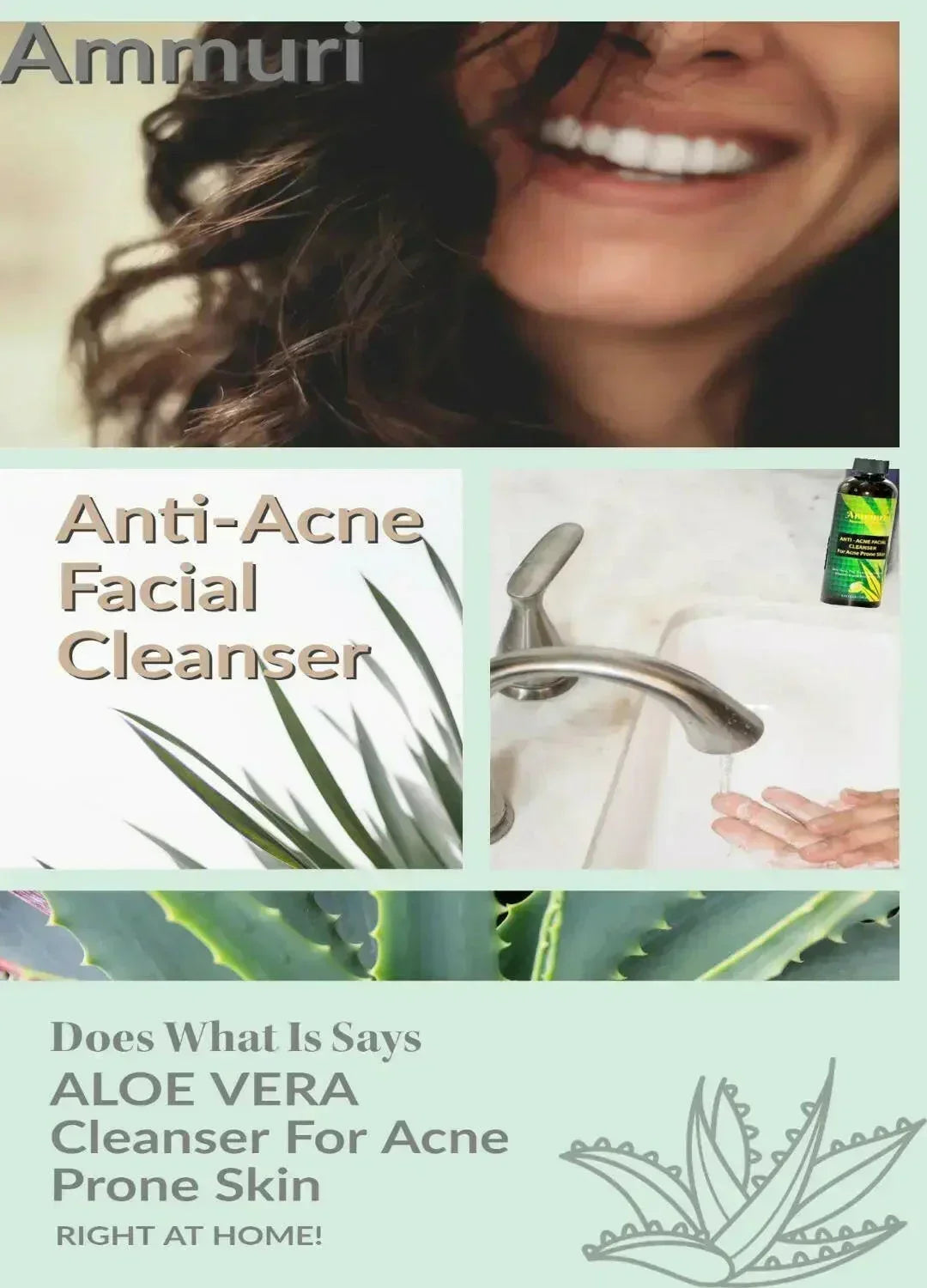 3-in-1 Deep Cleansing Milk for Gentle Makeup Removal & Clean Skin | Ammuri