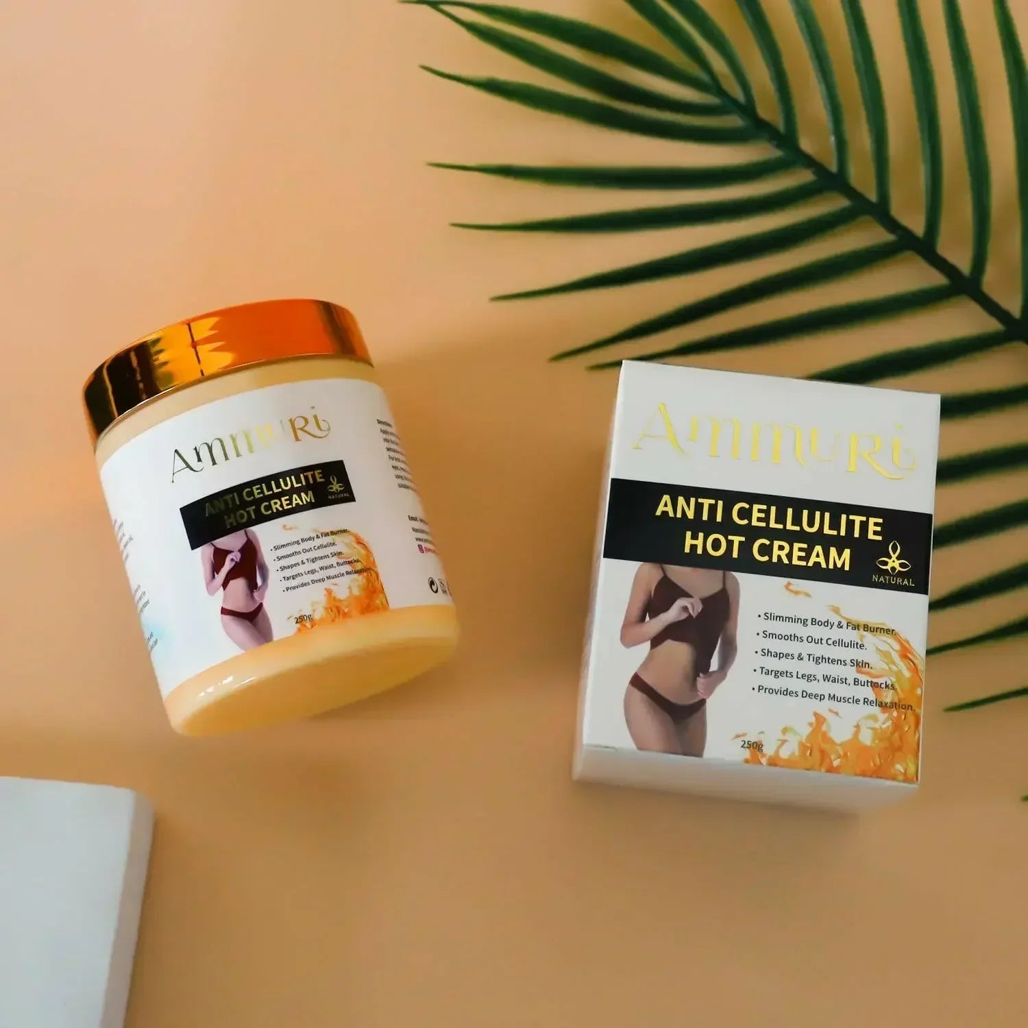 Toning & Firming Body Cream for Cellulite & Stretch Marks (250g) | Ammuri