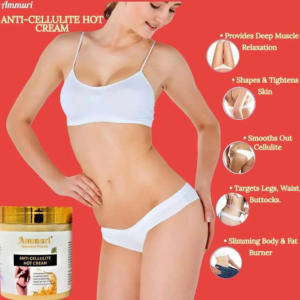 Toning & Firming Body Cream for Cellulite & Stretch Marks (250g) | Ammuri