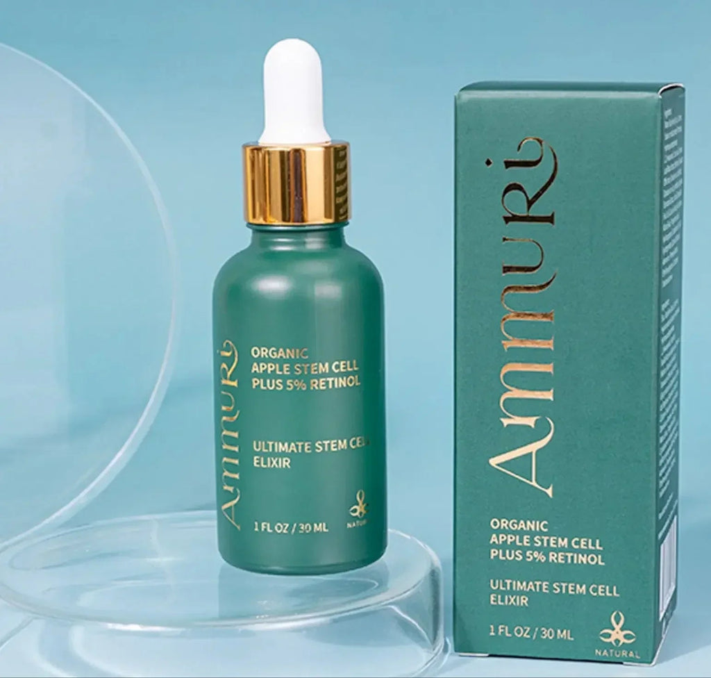 Retinol 5% Serum with Apple Stem Cell for Anti-Ageing, Acne & Dark Spots (30ml) | Ammuri