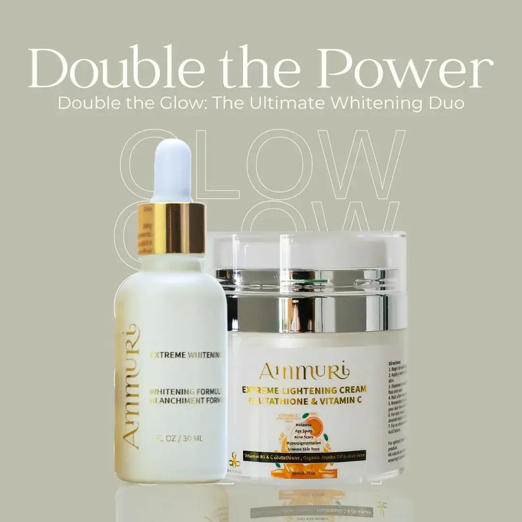 Brightening Cream & Serum Set for Radiant & Even Skin Tone | Ammuri