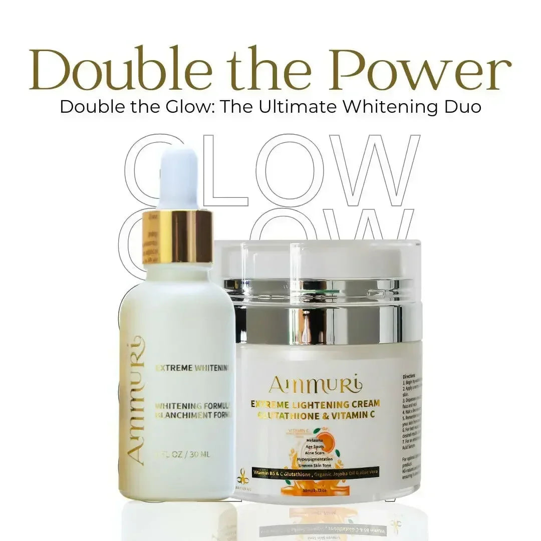 Brightening Cream & Serum Set for Radiant & Even Skin Tone | Ammuri
