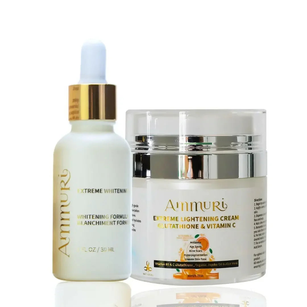 Brightening Cream & Serum Set for Radiant & Even Skin Tone | Ammuri