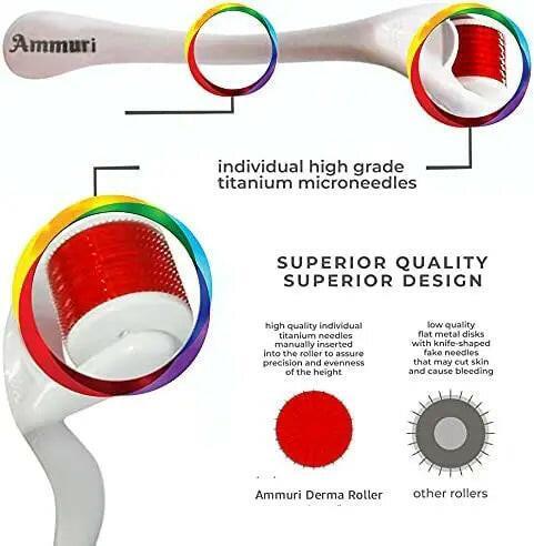 Derma Roller Titanium System for Skin Rejuvenation & Anti-Ageing | Ammuri