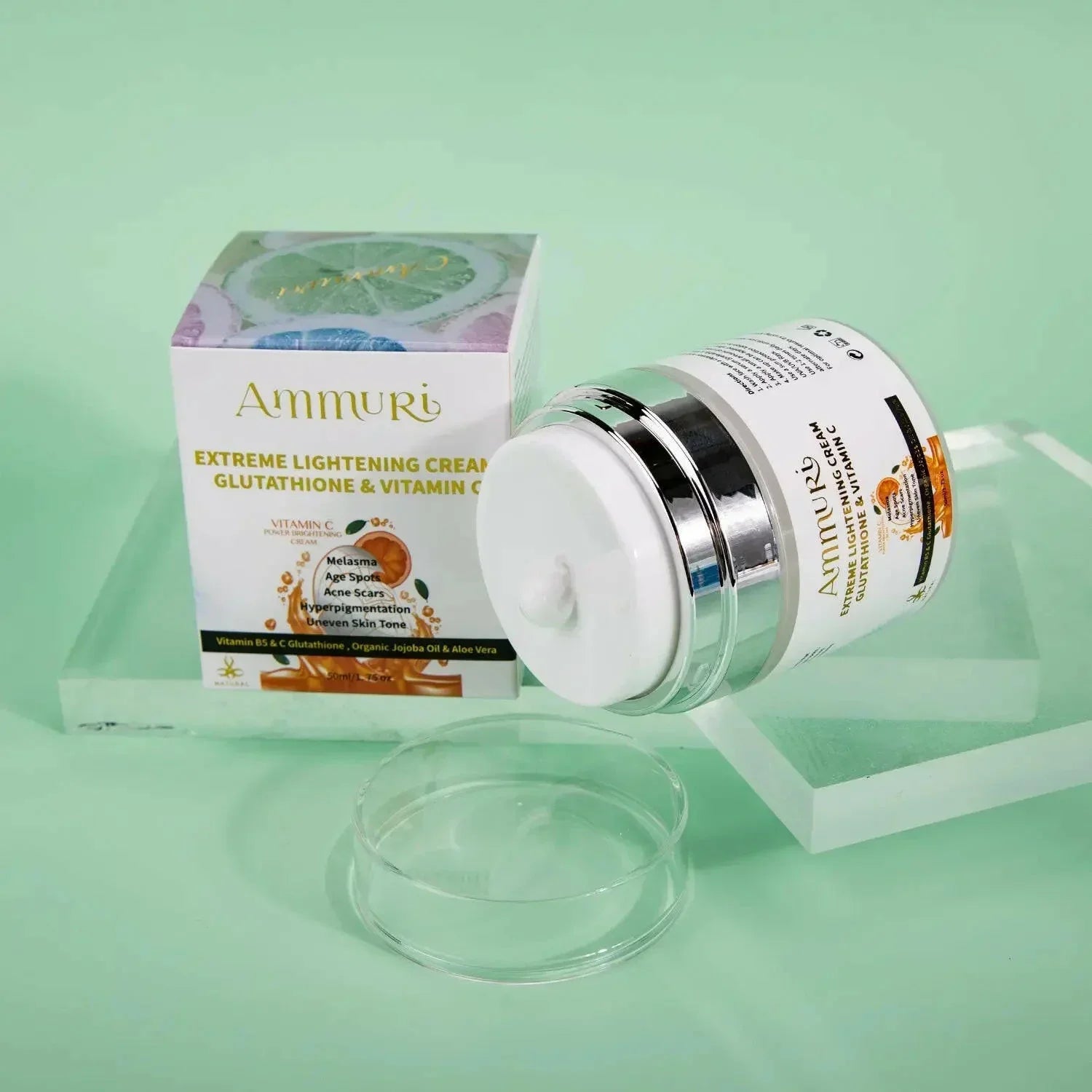 Lightening & Brightening Moisturiser for Face, Body & Sensitive Areas (50g) | Ammuri