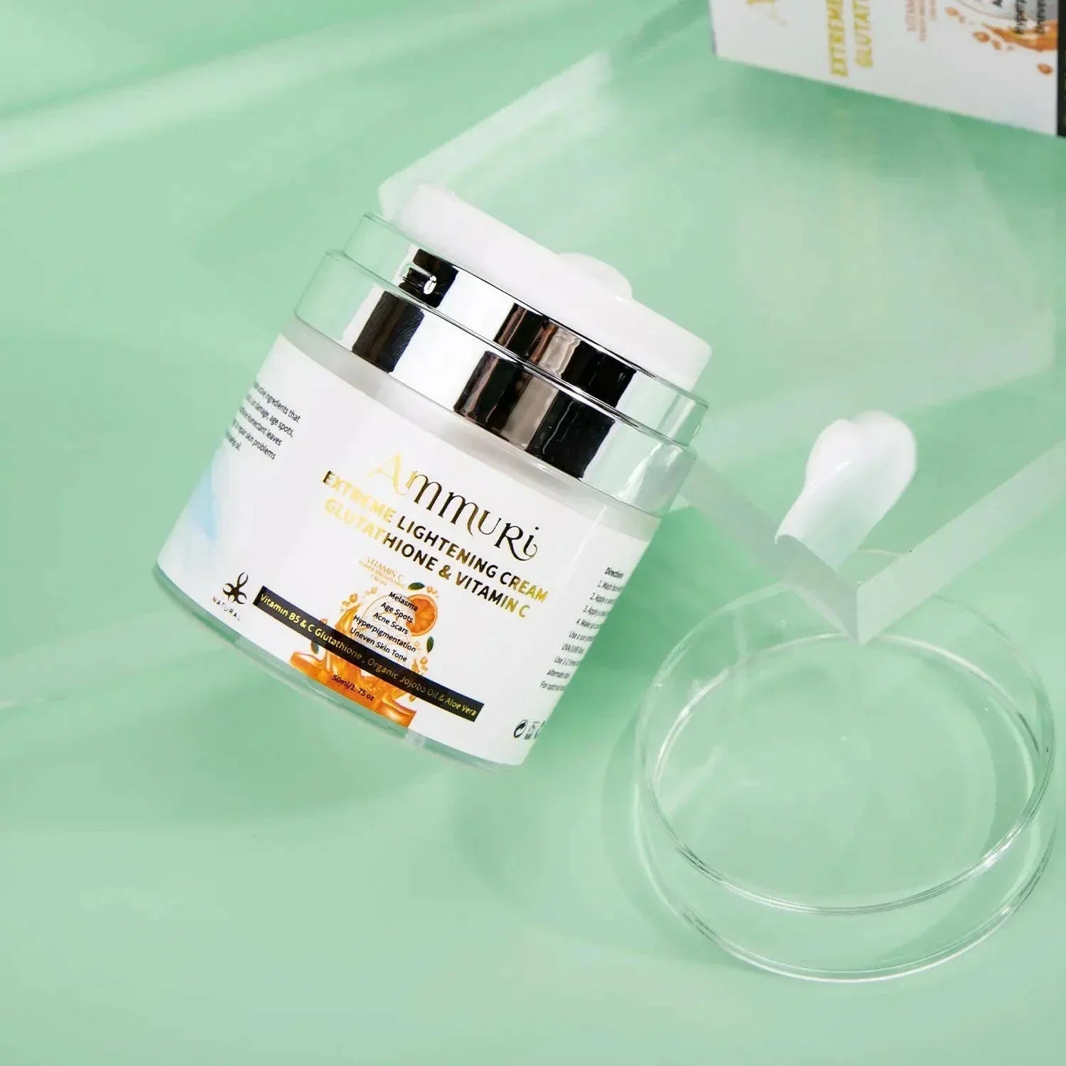 Lightening & Brightening Moisturiser for Face, Body & Sensitive Areas (50g) | Ammuri