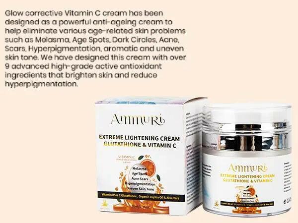 Lightening & Brightening Moisturiser for Face, Body & Sensitive Areas (50g) | Ammuri