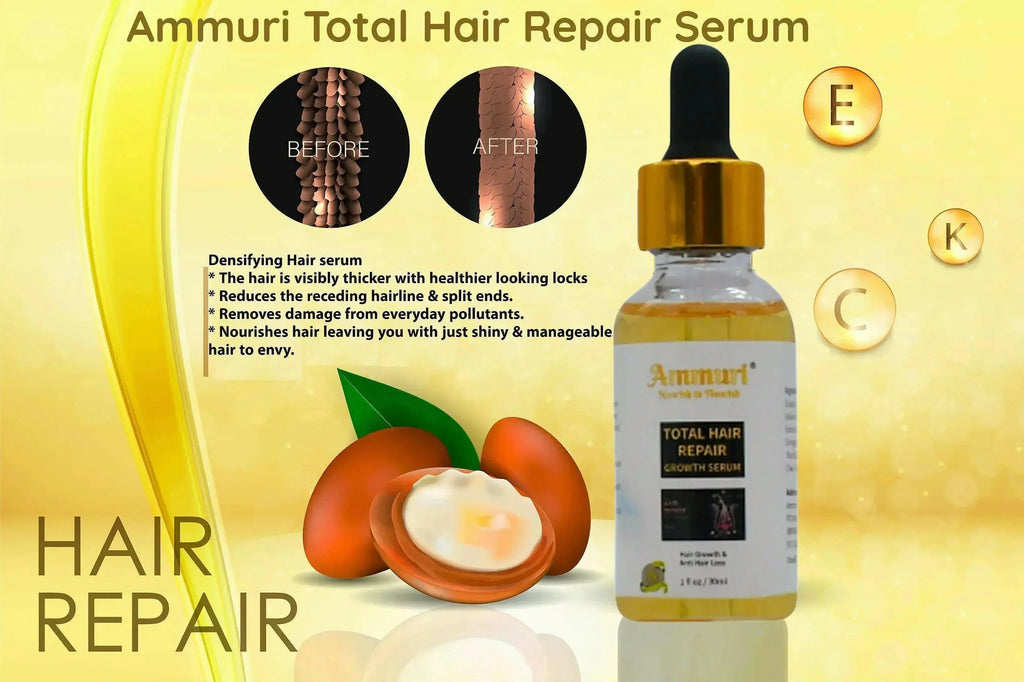 Natural Hair Oil for Hair Thinning & Scalp Nourishment (50ml) | Ammuri