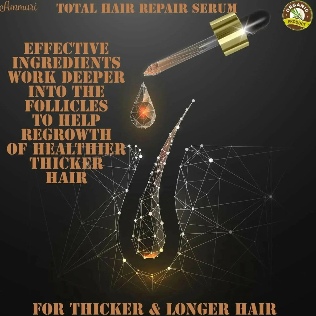 Natural Hair Oil for Hair Thinning & Scalp Nourishment (50ml) | Ammuri