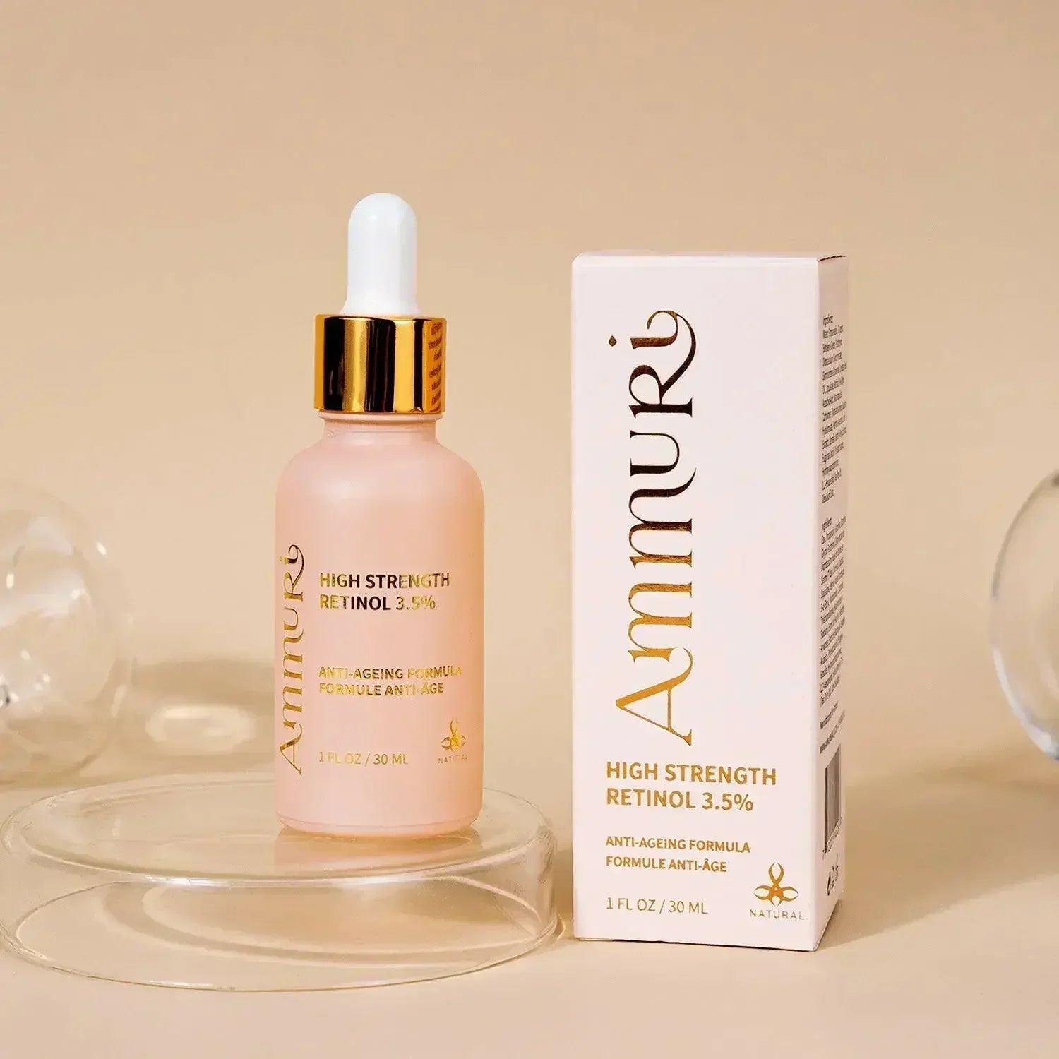 Retinol 3.5% Face Serum for Anti-Ageing & Skin Renewal | Ammuri