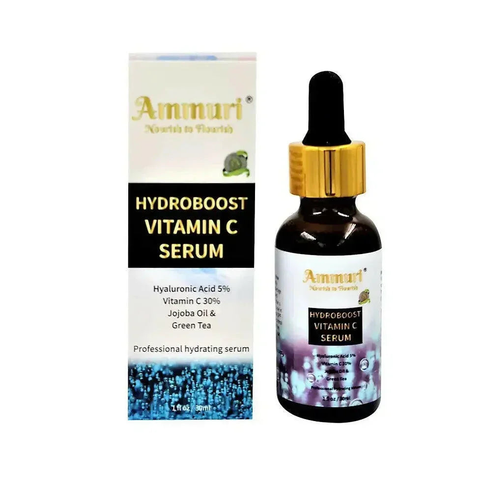 Hyaluronic Acid & Vitamin C Anti-Ageing Serum for Deep Hydration | Ammuri