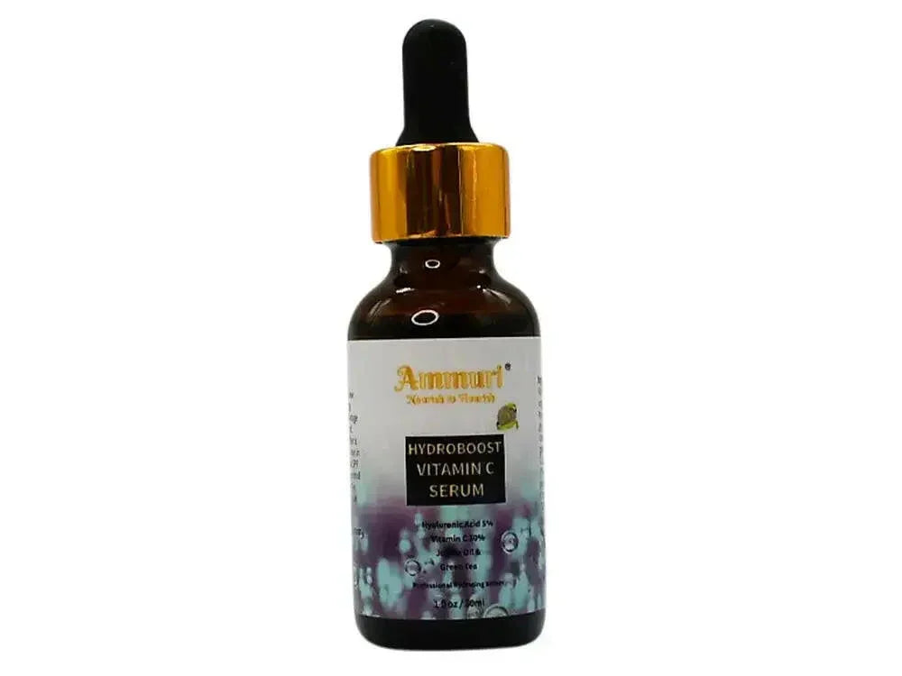 Hyaluronic Acid & Vitamin C Anti-Ageing Serum for Deep Hydration | Ammuri