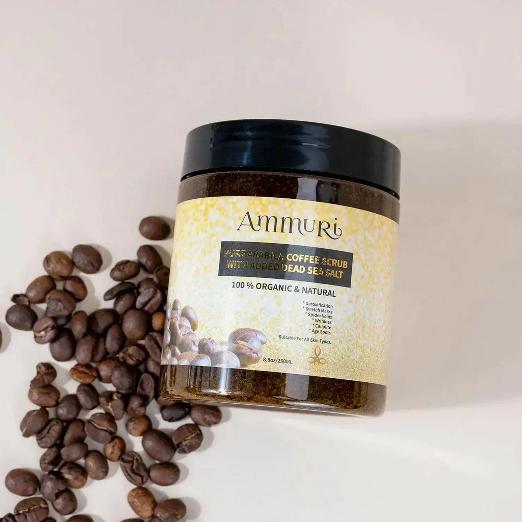 Organic Arabica Coffee Scrub Face Mask for Exfoliation & Glow | Ammuri