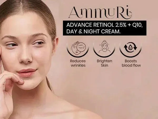 Q10 Face Cream & Retinol 2.5% Firming Day & Night Cream | Ammuri