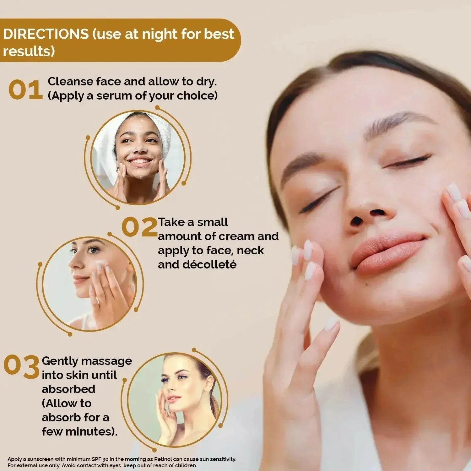 Q10 Face Cream & Retinol 2.5% Firming Day & Night Cream | Ammuri