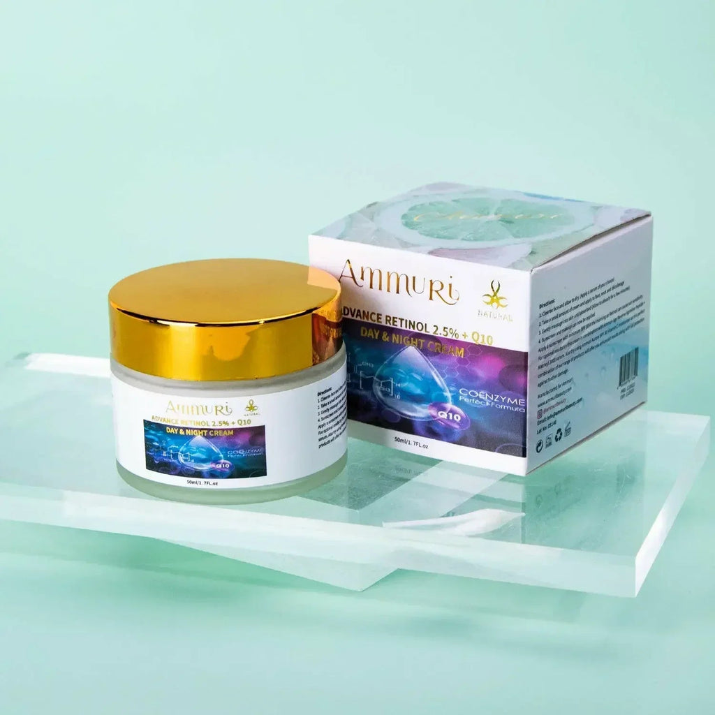 Q10 Face Cream & Retinol 2.5% Firming Day & Night Cream | Ammuri