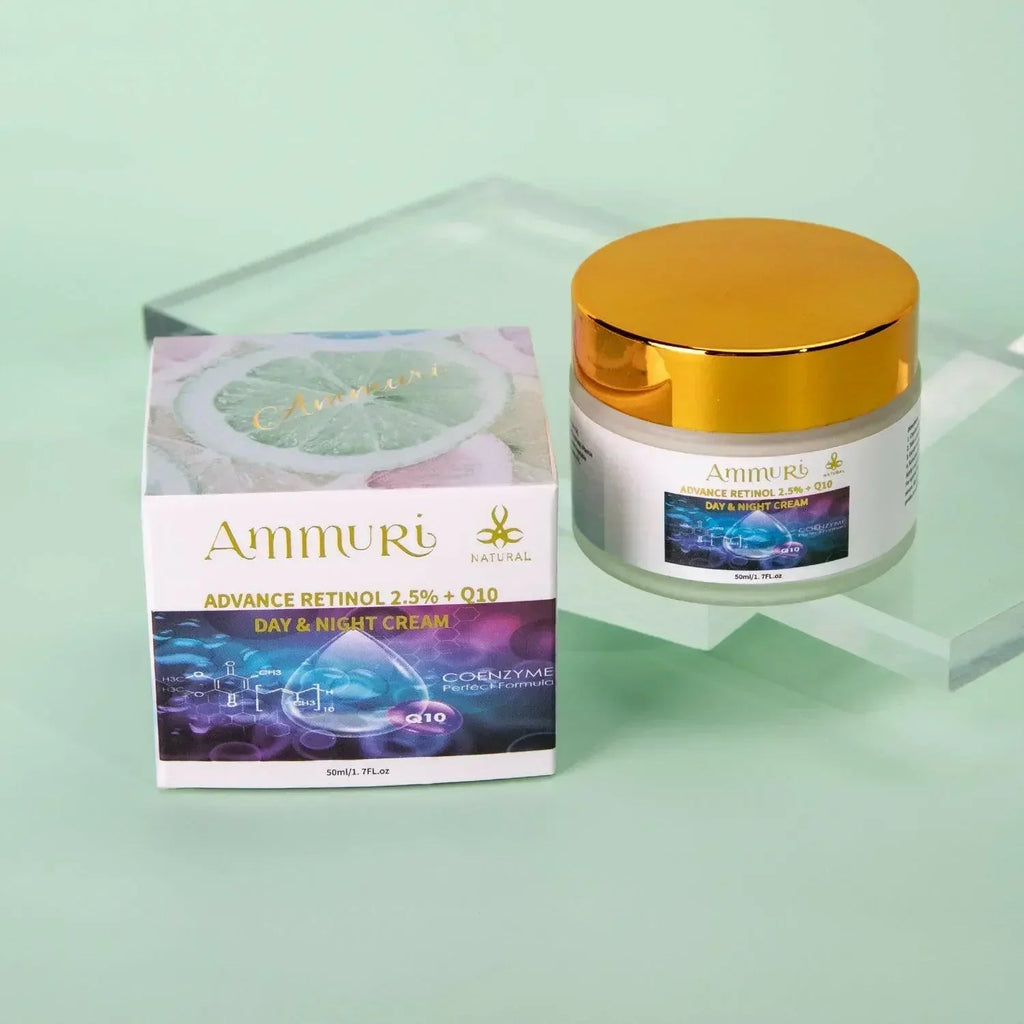 Q10 Face Cream & Retinol 2.5% Firming Day & Night Cream | Ammuri