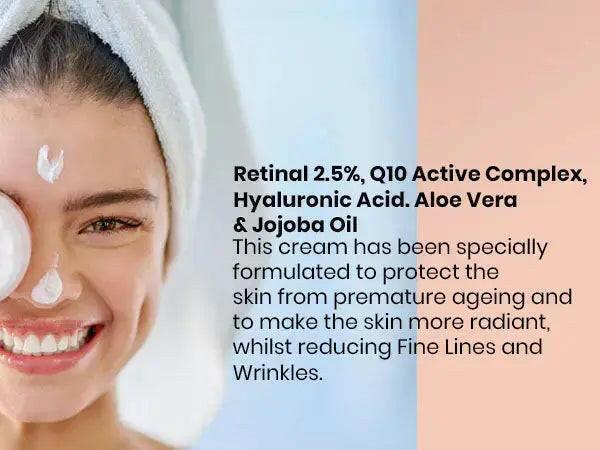 Q10 Face Cream & Retinol 2.5% Firming Day & Night Cream | Ammuri