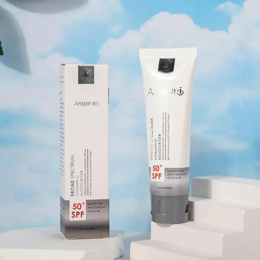 Vitamin C Day Serum SPF 50 – 7-in-1 Moisturiser for Brightening & Protection | Ammuri