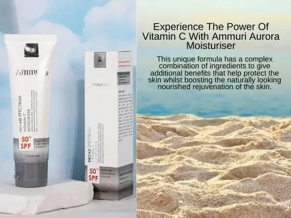 Vitamin C Day Serum SPF 50 – 7-in-1 Moisturiser for Brightening & Protection | Ammuri