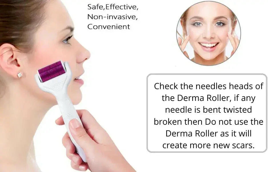 Titanium Derma Roller System for Microneedling & Skin Rejuvenation | Ammuri
