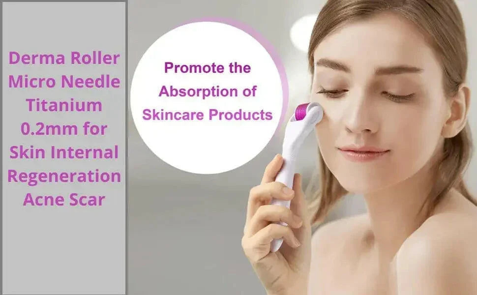 Titanium Derma Roller System for Microneedling & Skin Rejuvenation | Ammuri