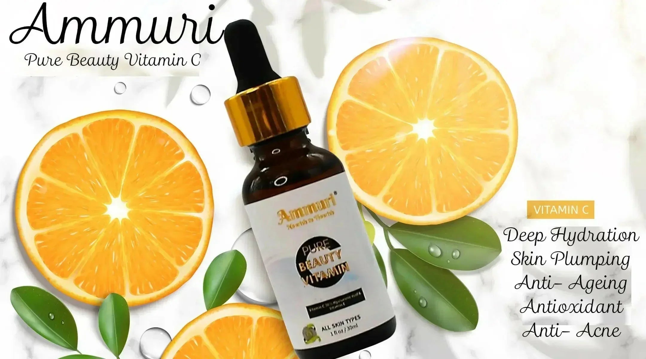 Vitamin C Serum for Glowing Skin & Anti-Ageing | Ammuri