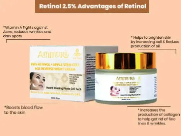 Apple Stem Cell Age Reverse Cream for Wrinkles & Skin Renewal | Ammuri