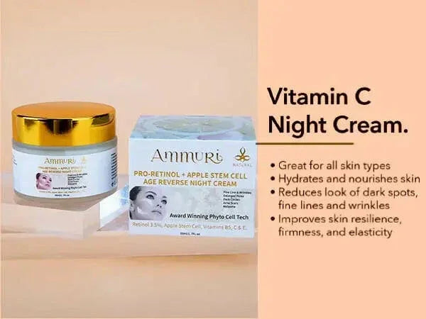 Apple Stem Cell Age Reverse Cream for Wrinkles & Skin Renewal | Ammuri