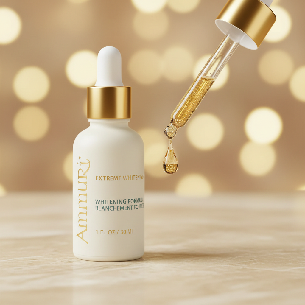 Extreme Brightening Face Serum with Kojic Acid & Alpha Arbutin for Dark Spots & Even Skin Tone (30ml) | Ammuri