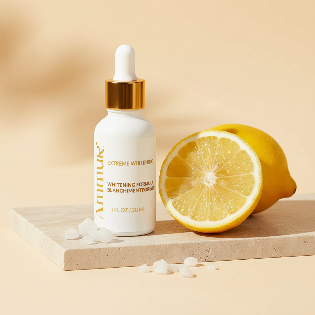 Extreme Brightening Face Serum with Kojic Acid & Alpha Arbutin for Dark Spots & Even Skin Tone (30ml) | Ammuri
