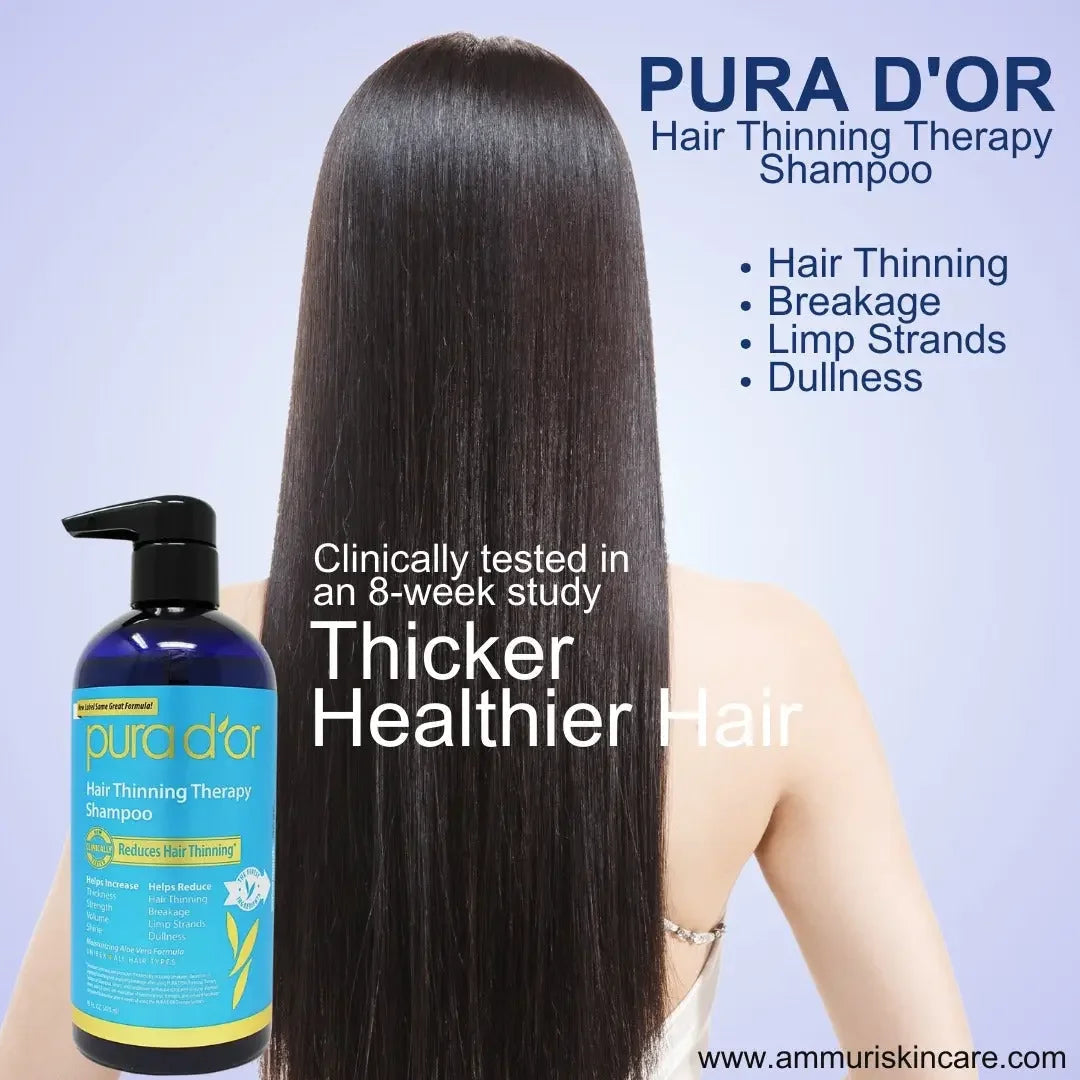 Pura D'or Shampoo for Thinning Hair & Hair Loss | Ammuri