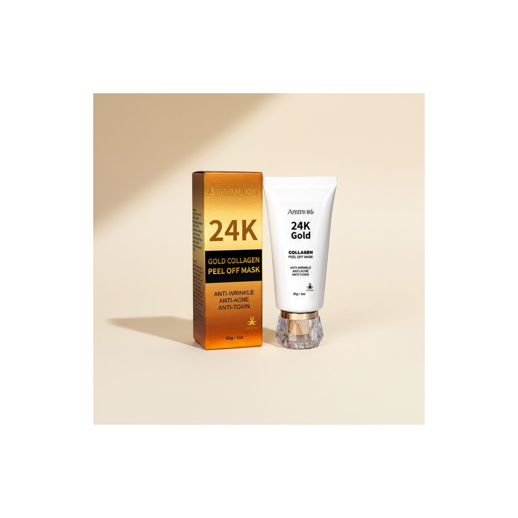 24K Gold Peel-Off Face Mask for Radiance & Deep Cleansing | Ammuri