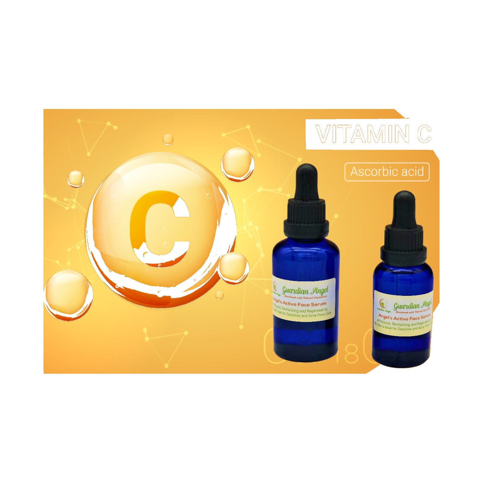 Active Vitamin C Face Serum - Perfect for Sensitive and Acne Prone Skin