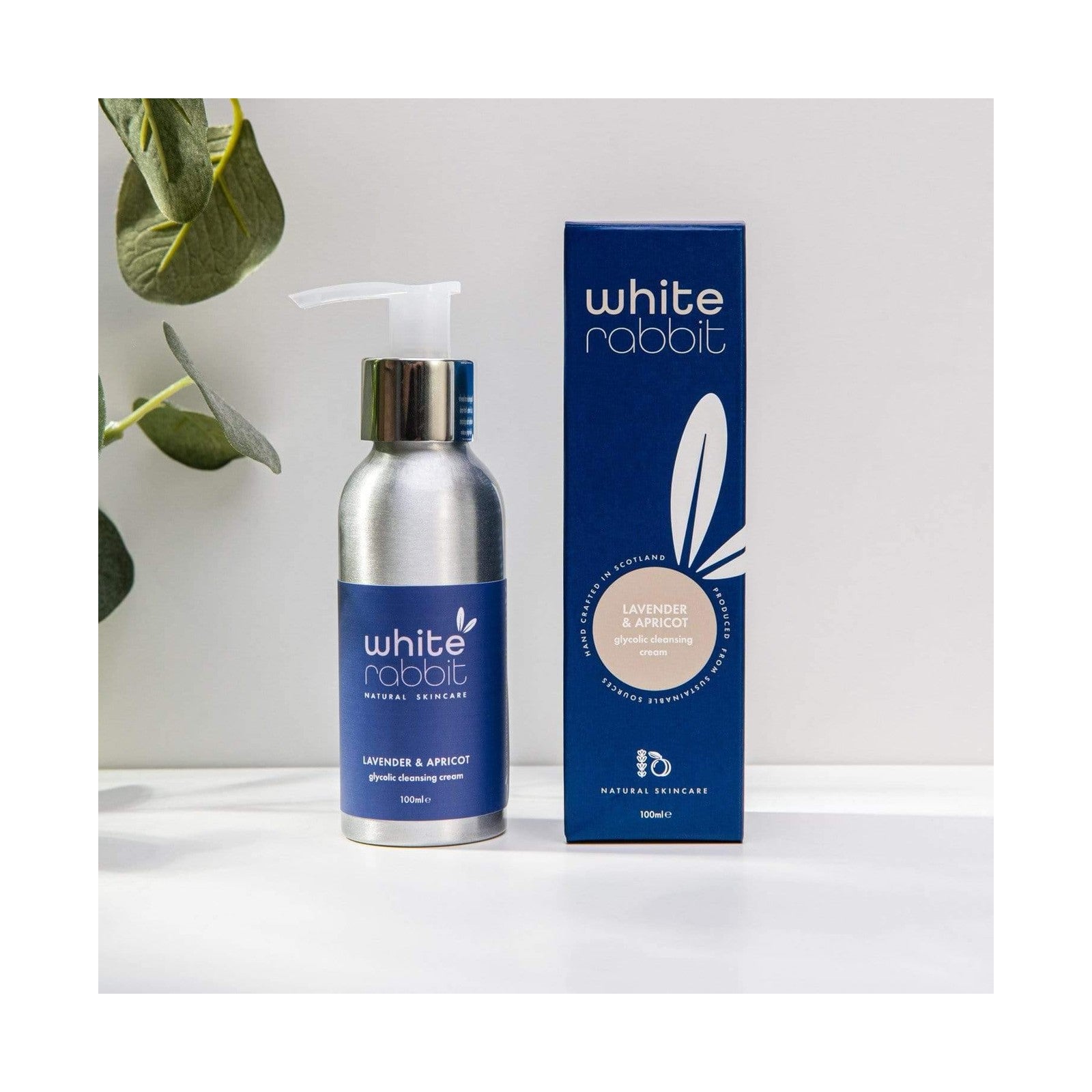 Brightening Lavender & Apricot Glycolic Acid Cream Cleanser